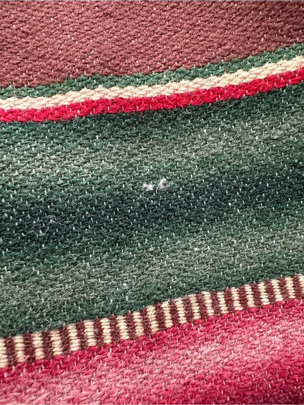 Vintage Ralph Lauren Country Wool Southwestern Wrap Skirt L USA 80s Ranch Core - Picture 15 of 16